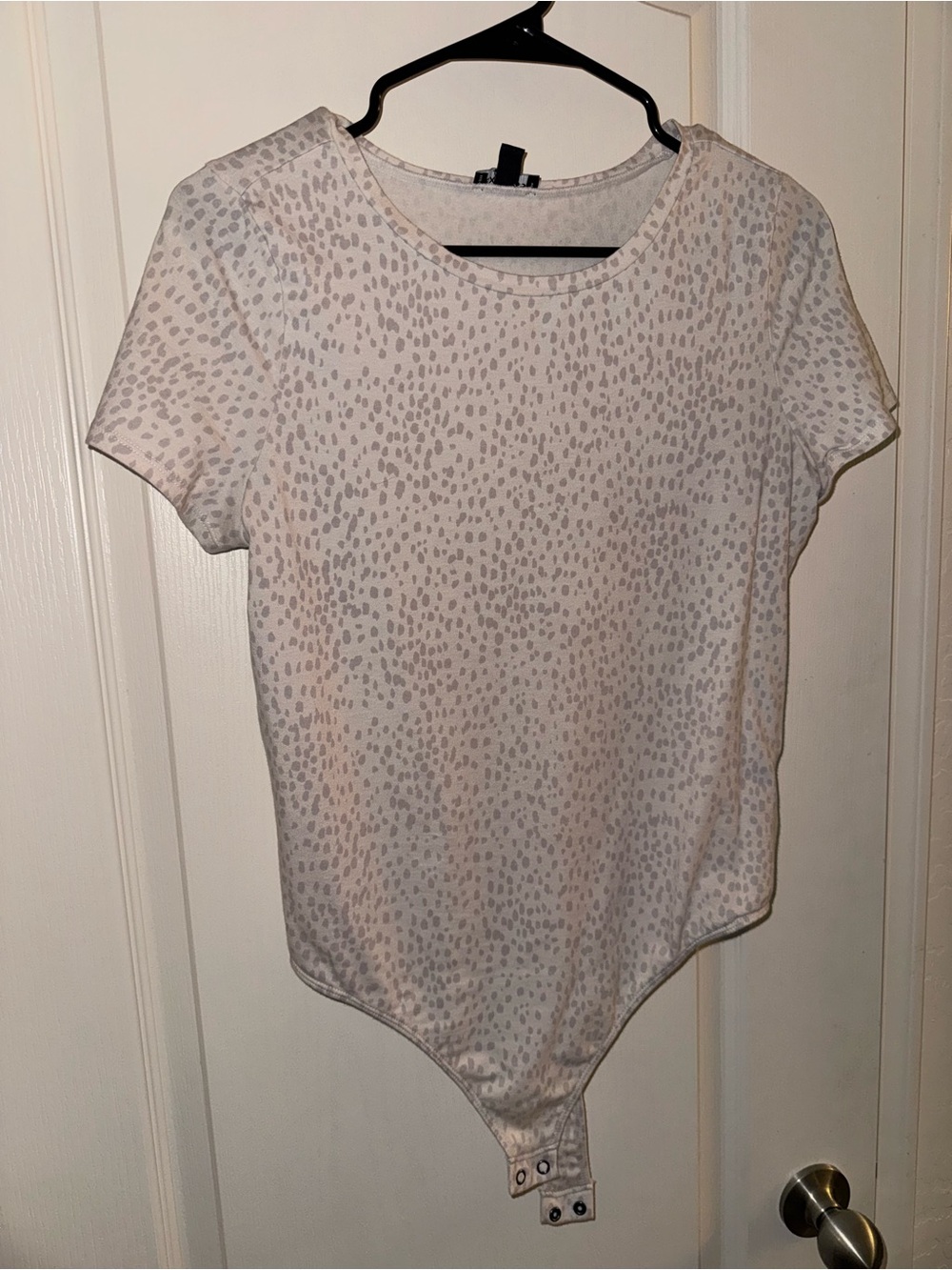 Women's Neutral Dot Short-Sleeve Bodysuit